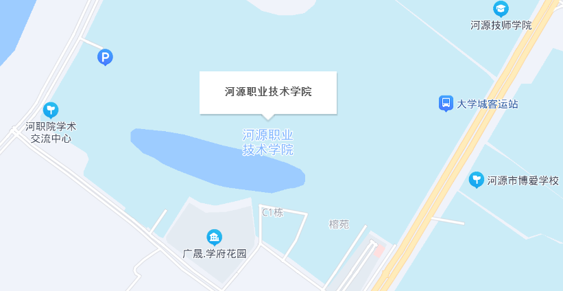 河源职业技术学院地图图片